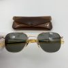 Kính Cơn Pilot chữ nhỏ bọc vàng đời 1950