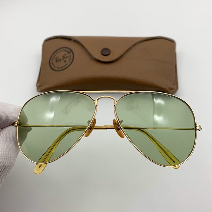 kính rayban bọc vàng đời 194x