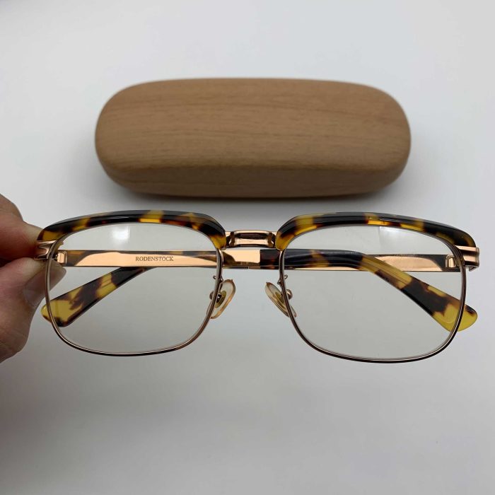kính rodenstock đức đồi mồi mạ vàng đổi màu