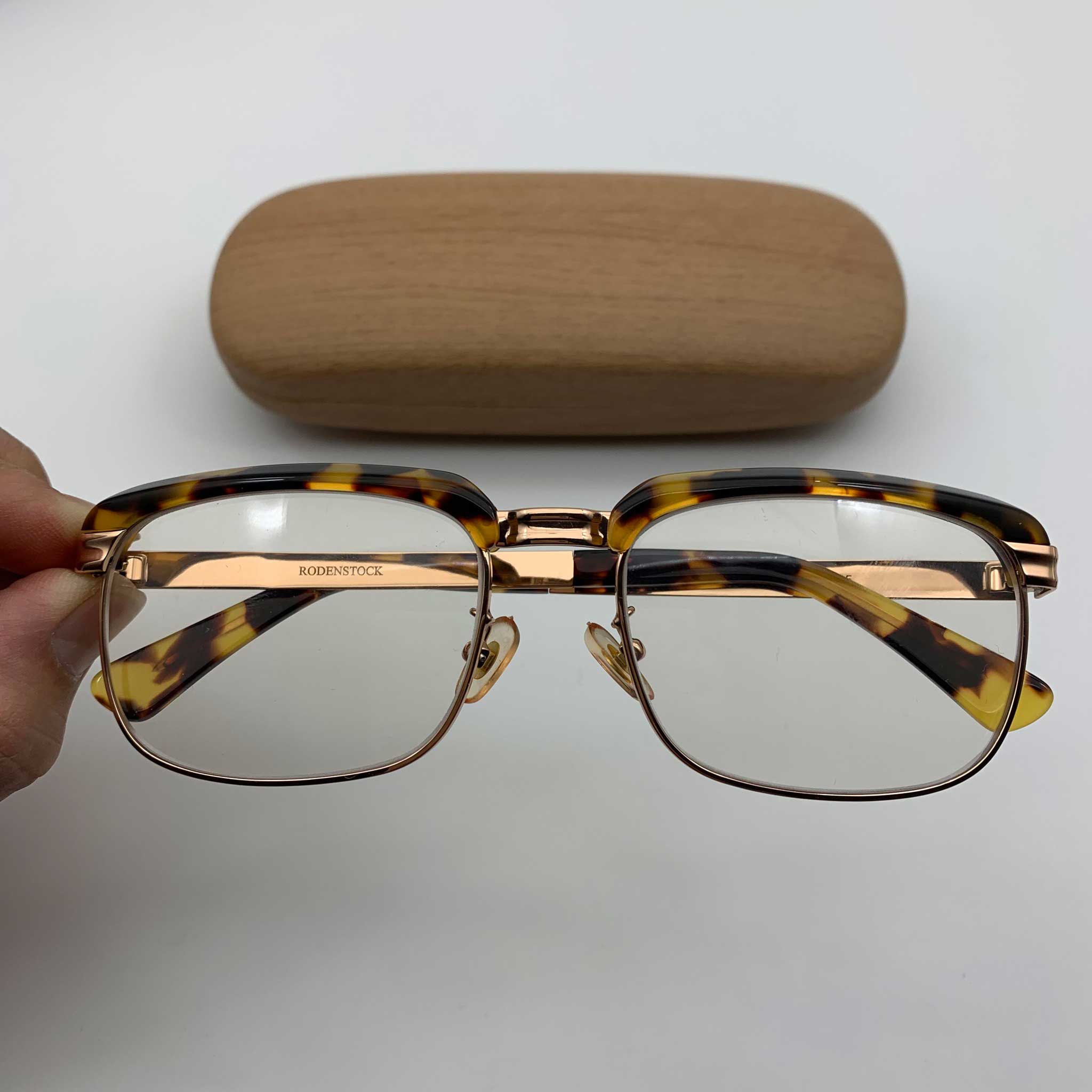 kính rodenstock đức đồi mồi mạ vàng đổi màu