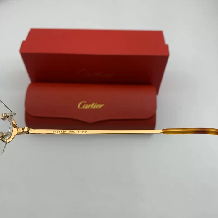 Gọng Kính Cartier 5491120 mạ vàng titan