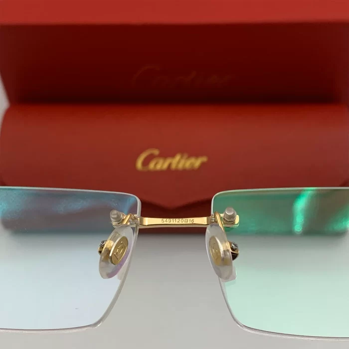 Gọng Kính Cartier 5491120 mạ vàng titan