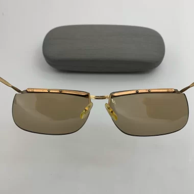 Kính Fildor Cổ Pháp Bọc Vàng Đời 1950s Mắt Treo