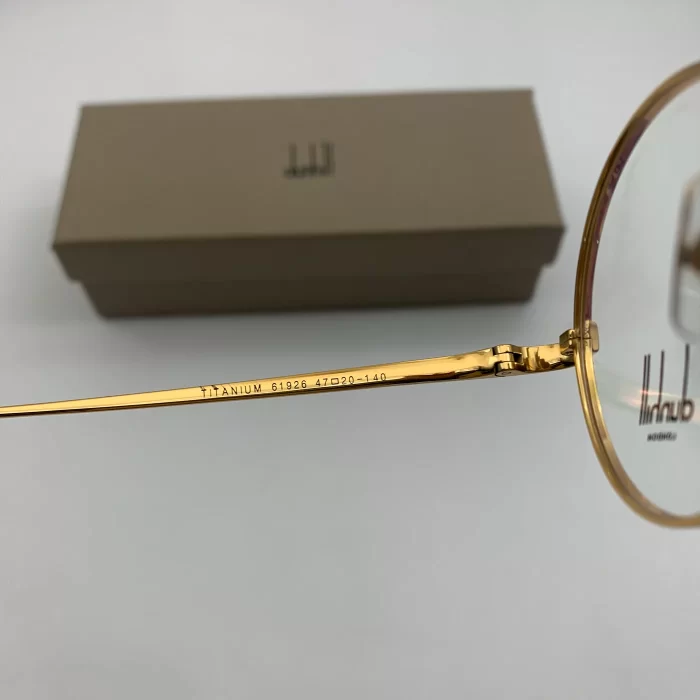 Gọng Kính Dunhill Dáng Tròn Kính Thầy Bói Fullbox