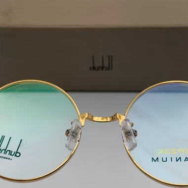 Gọng Kính Dunhill Dáng Tròn Kính Thầy Bói Fullbox