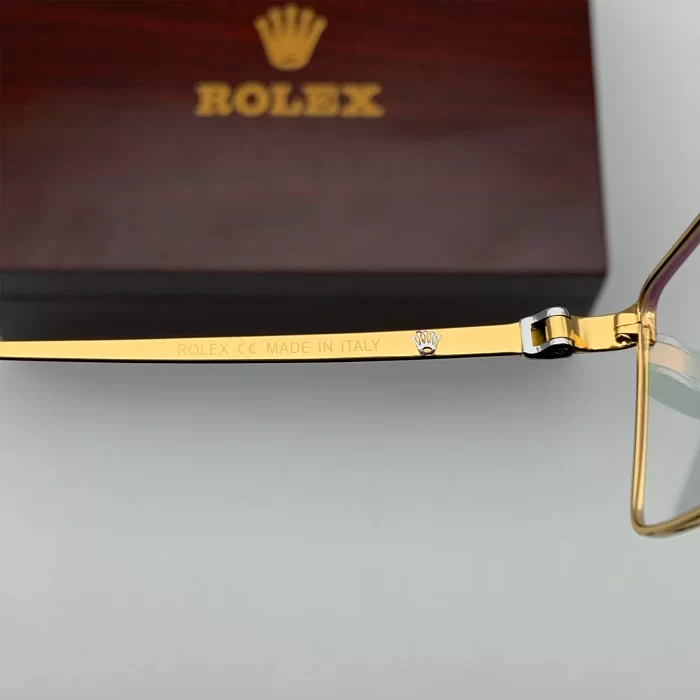 Gọng Kính Rolex K226259 Mạ Vàng 18K Gold nguyên vành titanium Fullbox