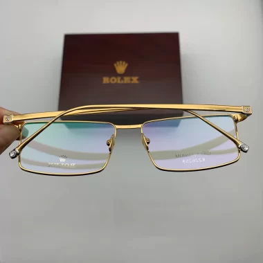 Gọng Kính Rolex K226259 Mạ Vàng 18K Gold nguyên vành titanium Fullbox