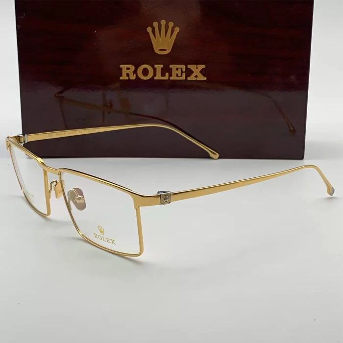 Gọng Kính Rolex K226259 Mạ Vàng 18K Gold nguyên vành titanium Fullbox