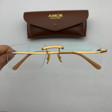 Kính Amor Cổ Pháp Khoan 3 Mảnh Mắt Đổi Màu Đời 1960s