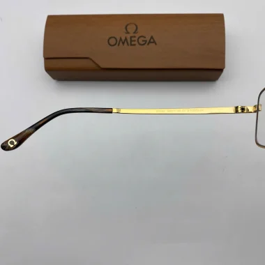 Gọng Kính Viễn Thị Omega Titanium Mạ Vàng 14K